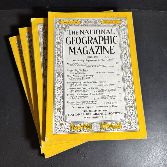 National Geographic 1956 [Book 305] - Picture 1 of 10